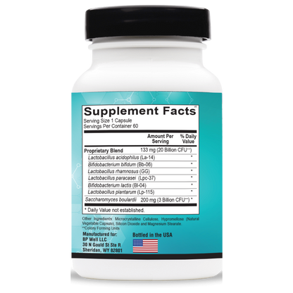 Probio Daily Supplement Facts